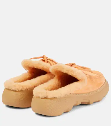 Burberry Stony suede mules | Thumbnail 4 Burberry Stony suede mules | Thumbnail 4
