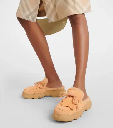 Burberry Stony suede mules | Thumbnail 5 Burberry Stony suede mules | Thumbnail 5