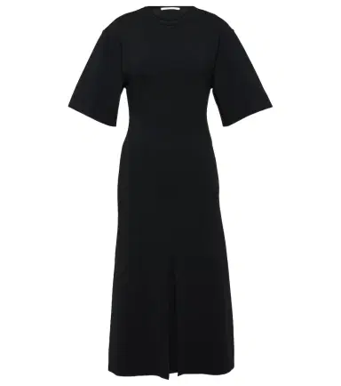 Stella McCartney Ruffled midi dress | Thumbnail 1 Stella McCartney Ruffled midi dress | Thumbnail 1