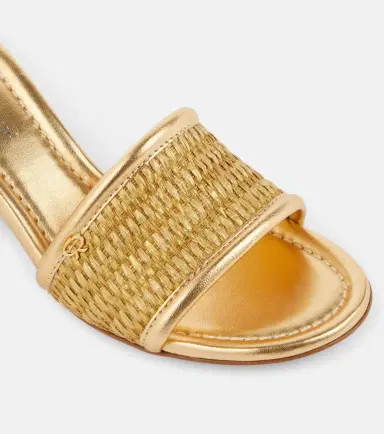 Gianvito Rossi Marbella leather-trimmed sandals | Thumbnail 2 Gianvito Rossi Marbella leather-trimmed sandals | Thumbnail 2