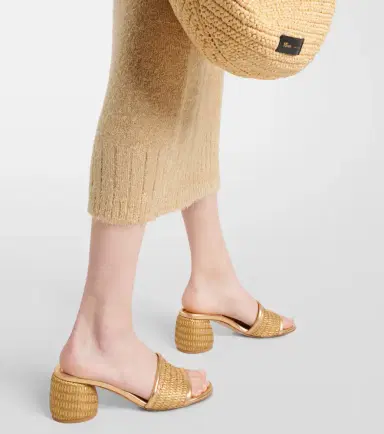 Gianvito Rossi Marbella leather-trimmed sandals | Thumbnail 7 Gianvito Rossi Marbella leather-trimmed sandals | Thumbnail 7