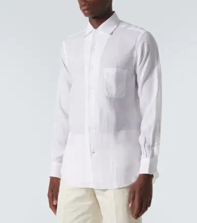 Loro Piana André linen shirt | Thumbnail 5 Loro Piana André linen shirt | Thumbnail 5