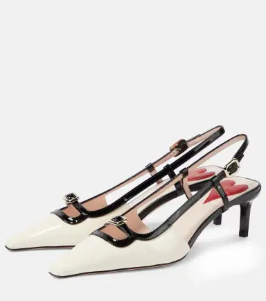 Roger Vivier Viv' Canard patent leather slingback pumps | Thumbnail 2 Roger Vivier Viv' Canard patent leather slingback pumps | Thumbnail 2