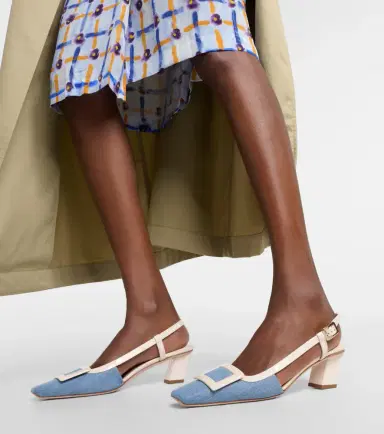 Roger Vivier Belle Vivier 45 slingback pumps | Thumbnail 2 Roger Vivier Belle Vivier 45 slingback pumps | Thumbnail 2