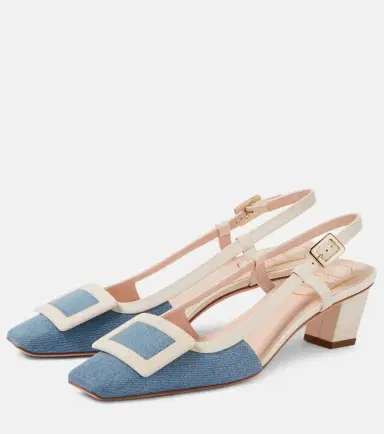 Roger Vivier Belle Vivier 45 slingback pumps | Thumbnail 5 Roger Vivier Belle Vivier 45 slingback pumps | Thumbnail 5