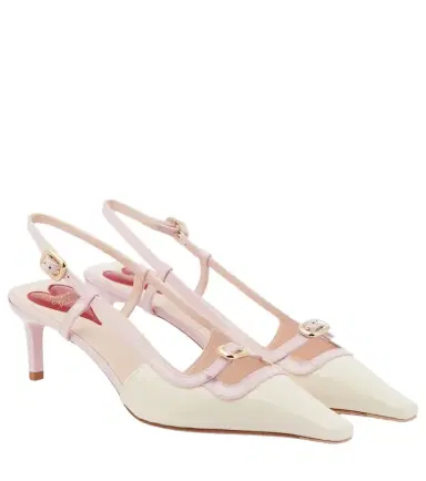 Roger Vivier Viv' Canard leather slingback pumps | Thumbnail 1 Roger Vivier Viv' Canard leather slingback pumps | Thumbnail 1