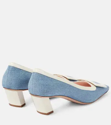 Roger Vivier Belle Vivier 45 canvas pumps | Thumbnail 2 Roger Vivier Belle Vivier 45 canvas pumps | Thumbnail 2