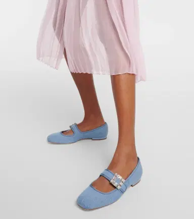 Roger Vivier Très Vivier Strass Buckle Babies ballet flats | Thumbnail 2 Roger Vivier Très Vivier Strass Buckle Babies ballet flats | Thumbnail 2