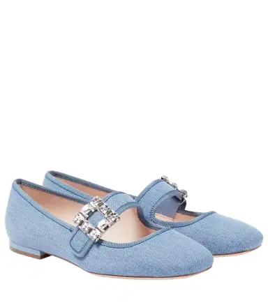 Roger Vivier Très Vivier Strass Buckle Babies ballet flats | Thumbnail 1 Roger Vivier Très Vivier Strass Buckle Babies ballet flats | Thumbnail 1