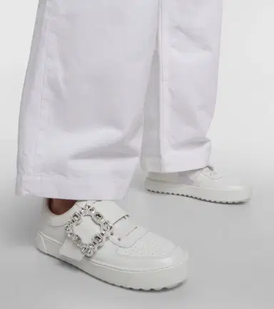 Roger Vivier Very Vivier embellished leather sneakers | Thumbnail 3 Roger Vivier Very Vivier embellished leather sneakers | Thumbnail 3