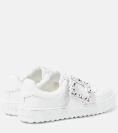 Roger Vivier Very Vivier embellished leather sneakers | Thumbnail 4 Roger Vivier Very Vivier embellished leather sneakers | Thumbnail 4
