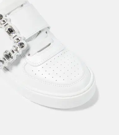 Roger Vivier Very Vivier embellished leather sneakers | Thumbnail 5 Roger Vivier Very Vivier embellished leather sneakers | Thumbnail 5