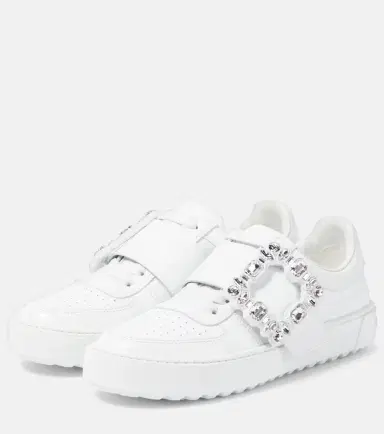 Roger Vivier Very Vivier embellished leather sneakers | Thumbnail 6 Roger Vivier Very Vivier embellished leather sneakers | Thumbnail 6