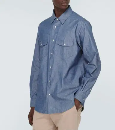 Loro Piana Thomas denim shirt | Thumbnail 6 Loro Piana Thomas denim shirt | Thumbnail 6