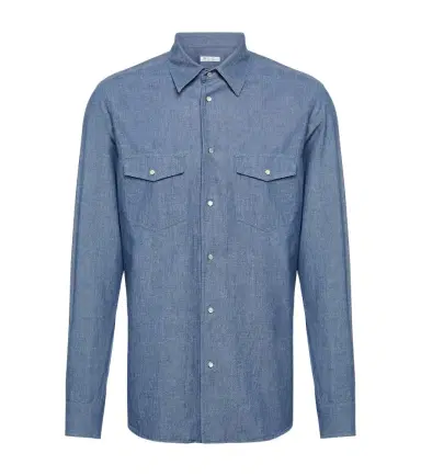 Loro Piana Thomas denim shirt | Thumbnail 1 Loro Piana Thomas denim shirt | Thumbnail 1