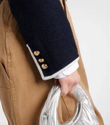 Miu Miu Cropped wool-blend tweed jacket | Thumbnail 5 Miu Miu Cropped wool-blend tweed jacket | Thumbnail 5