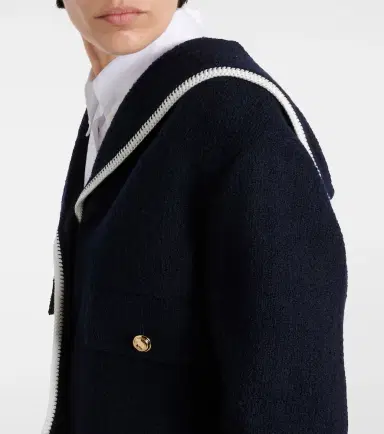 Miu Miu Cropped wool-blend tweed jacket | Thumbnail 6 Miu Miu Cropped wool-blend tweed jacket | Thumbnail 6