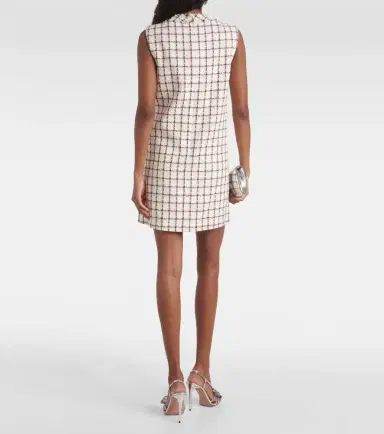Veronica Beard Laurel cotton-blend tweed minidress | Thumbnail 3 Veronica Beard Laurel cotton-blend tweed minidress | Thumbnail 3