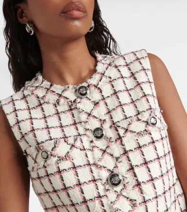 Veronica Beard Laurel cotton-blend tweed minidress | Thumbnail 5 Veronica Beard Laurel cotton-blend tweed minidress | Thumbnail 5