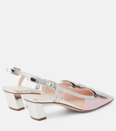 Roger Vivier Belle Vivier patent leather slingback pumps | Thumbnail 4 Roger Vivier Belle Vivier patent leather slingback pumps | Thumbnail 4