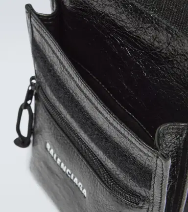 Balenciaga Explorer leather pouch with strap | Thumbnail 2 Balenciaga Explorer leather pouch with strap | Thumbnail 2