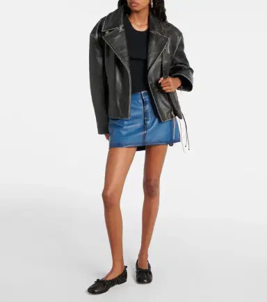 Acne Studios Bow-detail leather ballet flats | Thumbnail 5 Acne Studios Bow-detail leather ballet flats | Thumbnail 5
