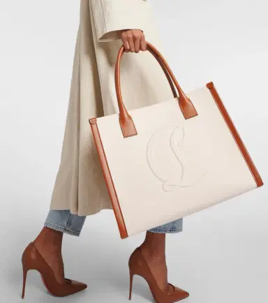 Christian Louboutin By My Side E/W Large canvas tote bag | Thumbnail 5 Christian Louboutin By My Side E/W Large canvas tote bag | Thumbnail 5
