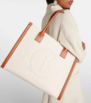 Christian Louboutin By My Side E/W Large canvas tote bag | Thumbnail 7 Christian Louboutin By My Side E/W Large canvas tote bag | Thumbnail 7