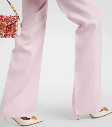 Valentino Wool and silk wide-leg pants | Thumbnail 5 Valentino Wool and silk wide-leg pants | Thumbnail 5
