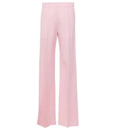 Valentino Wool and silk wide-leg pants | Thumbnail 1 Valentino Wool and silk wide-leg pants | Thumbnail 1