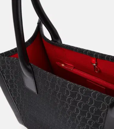 Christian Louboutin By My Side E/W Large canvas tote bag | Thumbnail 3 Christian Louboutin By My Side E/W Large canvas tote bag | Thumbnail 3