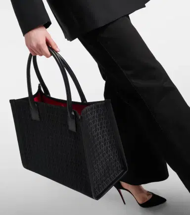 Christian Louboutin By My Side E/W Large canvas tote bag | Thumbnail 7 Christian Louboutin By My Side E/W Large canvas tote bag | Thumbnail 7