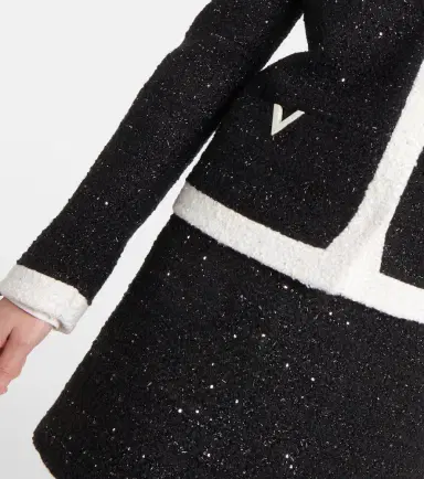 Valentino Tweed lamé jacket | Thumbnail 2 Valentino Tweed lamé jacket | Thumbnail 2