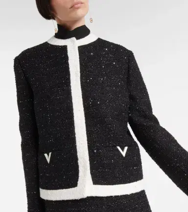 Valentino Tweed lamé jacket | Thumbnail 3 Valentino Tweed lamé jacket | Thumbnail 3