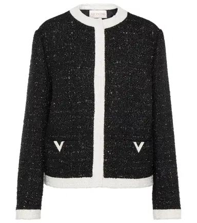 Valentino Tweed lamé jacket | Thumbnail 1 Valentino Tweed lamé jacket | Thumbnail 1