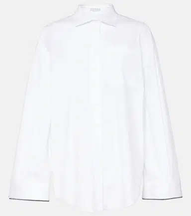 Brunello Cucinelli Cotton-blend shirt | Thumbnail 1 Brunello Cucinelli Cotton-blend shirt | Thumbnail 1