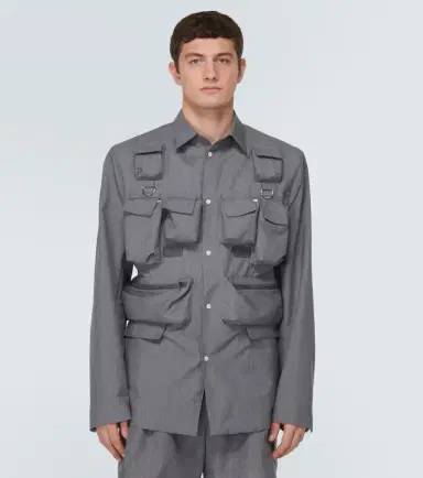 Prada Wool and mohair shirt | Thumbnail 6 Prada Wool and mohair shirt | Thumbnail 6