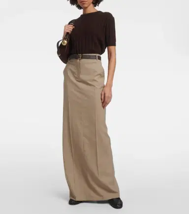 Max Mara Circe virgin wool maxi skirt | Thumbnail 5 Max Mara Circe virgin wool maxi skirt | Thumbnail 5