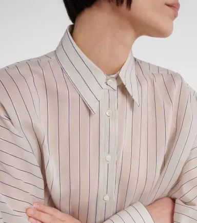 Brunello Cucinelli Cotton-blend lamé shirt | Thumbnail 3 Brunello Cucinelli Cotton-blend lamé shirt | Thumbnail 3