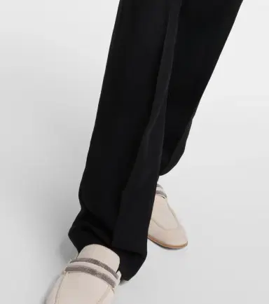 Brunello Cucinelli Twill straight pants | Thumbnail 4 Brunello Cucinelli Twill straight pants | Thumbnail 4
