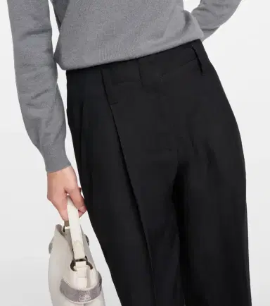 Brunello Cucinelli Twill straight pants | Thumbnail 6 Brunello Cucinelli Twill straight pants | Thumbnail 6