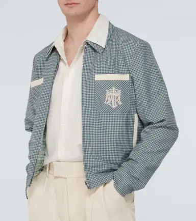 Amiri Reversible checked blouson | Thumbnail 2 Amiri Reversible checked blouson | Thumbnail 2