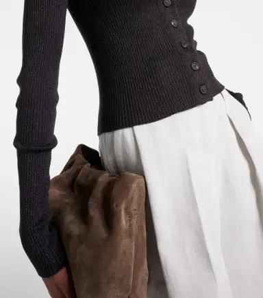 Brunello Cucinelli Cashmere and silk-blend cardigan | Thumbnail 4 Brunello Cucinelli Cashmere and silk-blend cardigan | Thumbnail 4