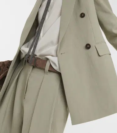 Brunello Cucinelli Double-breasted blazer | Thumbnail 2 Brunello Cucinelli Double-breasted blazer | Thumbnail 2