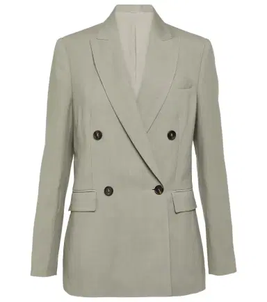 Brunello Cucinelli Double-breasted blazer | Thumbnail 1 Brunello Cucinelli Double-breasted blazer | Thumbnail 1