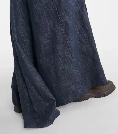 Brunello Cucinelli Cotton-blend maxi skirt | Thumbnail 3 Brunello Cucinelli Cotton-blend maxi skirt | Thumbnail 3