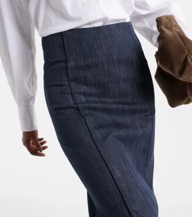 Brunello Cucinelli Cotton-blend maxi skirt | Thumbnail 5 Brunello Cucinelli Cotton-blend maxi skirt | Thumbnail 5