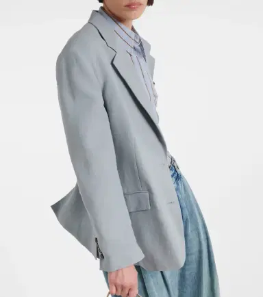 Brunello Cucinelli Single-breasted blazer | Thumbnail 2 Brunello Cucinelli Single-breasted blazer | Thumbnail 2