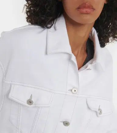 Brunello Cucinelli Cotton-blend denim jacket | Thumbnail 2 Brunello Cucinelli Cotton-blend denim jacket | Thumbnail 2