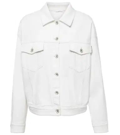 Brunello Cucinelli Cotton-blend denim jacket | Thumbnail 1 Brunello Cucinelli Cotton-blend denim jacket | Thumbnail 1